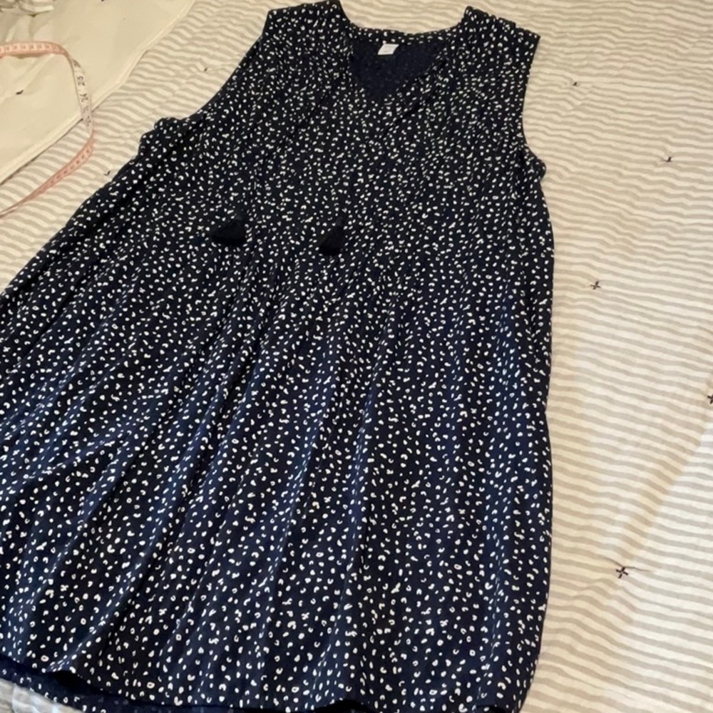 Old Navy Navy White Tunic Dress L